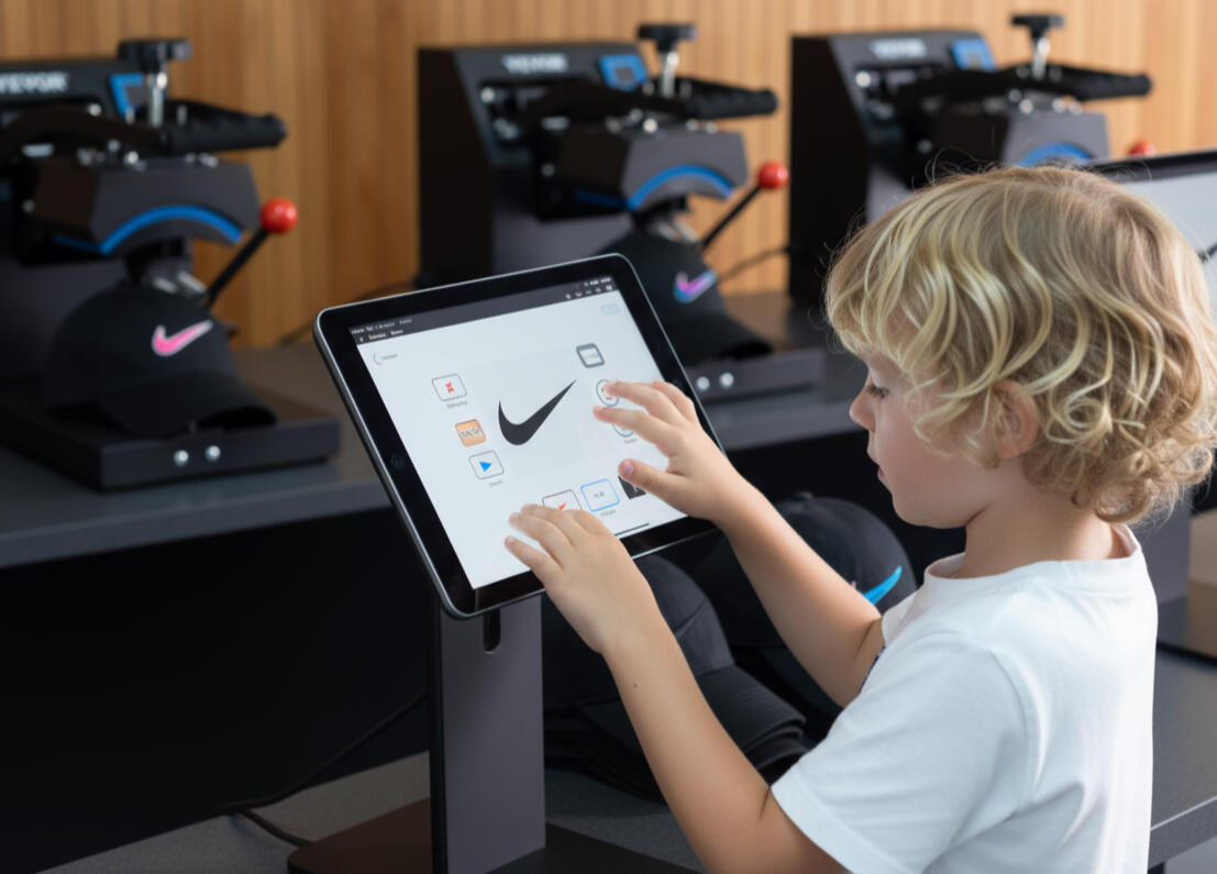 Let your guests express their style with a Live Custom Hat experience. Each guest can choose from up to eight pre-made patches (your designs) to personalize their hat, bucket hat, or beanie.